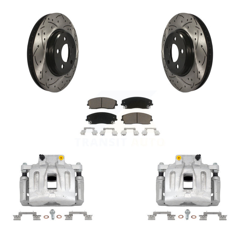 Transit Auto KCD-100004C Disc Brake Kit for 2012-2021 Chrysler 300, Dodge Charger, Dodge Challenger - Front product image