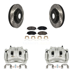 Transit Auto KCD-100004P Disc Brake Kit for 2017-2019 Hyundai Santa Fe, Hyundai Santa Fe XL - Front product image