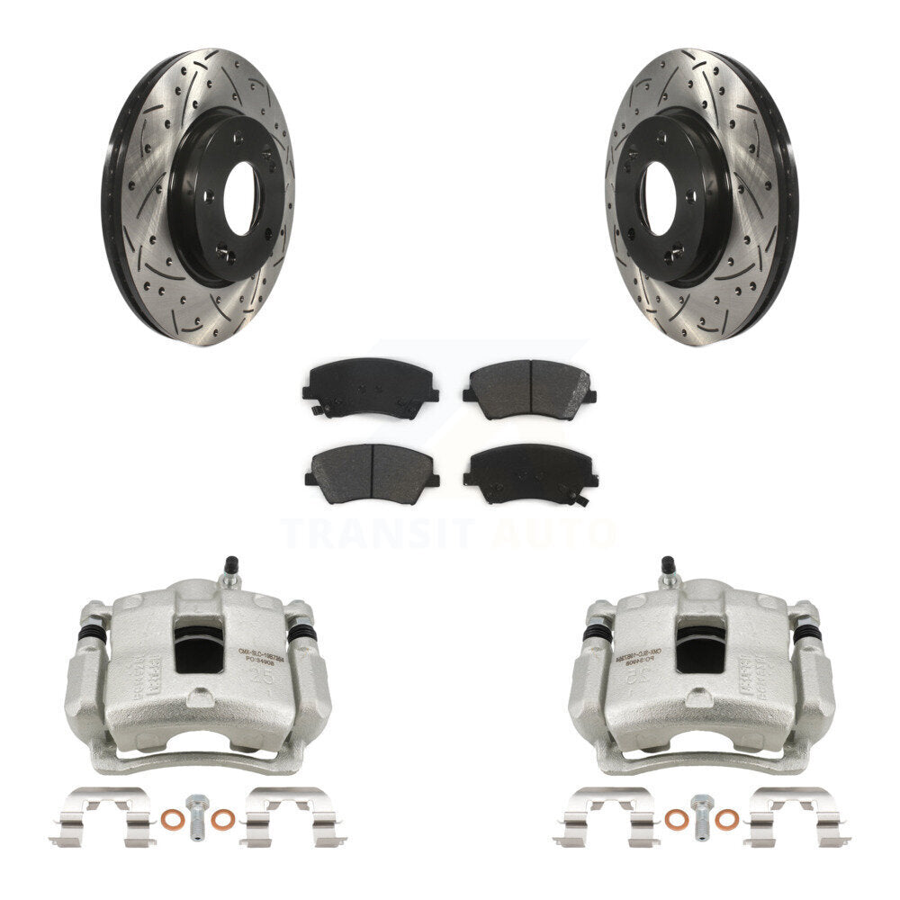 Transit Auto KCD-100004S Disc Brake Kit for 2017-2020 Hyundai Elantra - Front product image