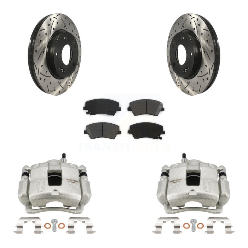 Transit Auto KCD-100004S Disc Brake Kit for 2017-2020 Hyundai Elantra - Front product image