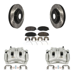 Transit Auto KCD-100004T Disc Brake Kit for 2017-2019 Hyundai Santa Fe, Hyundai Santa Fe XL - Front product image