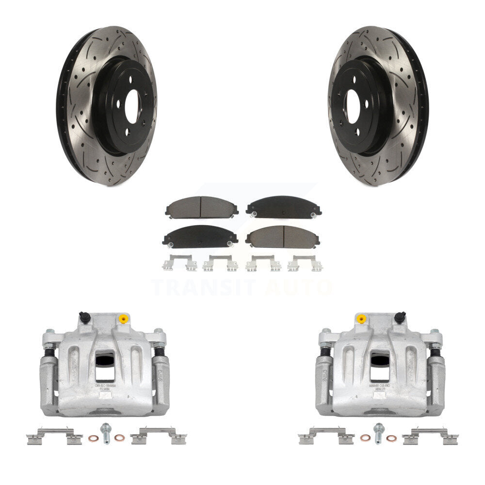 Transit Auto KCD-100005C Disc Brake Kit for 2012-2021 Chrysler 300, Dodge Challenger, Dodge Charger - Front product image