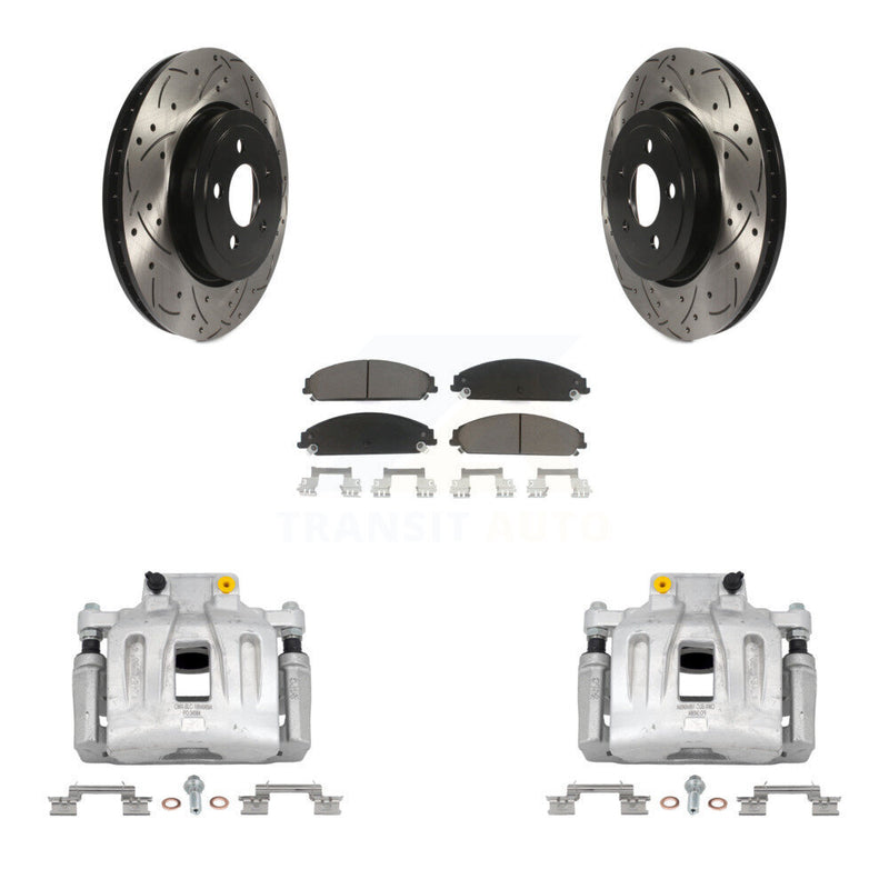 Transit Auto KCD-100005C Disc Brake Kit for 2012-2021 Chrysler 300, Dodge Challenger, Dodge Charger - Front product image