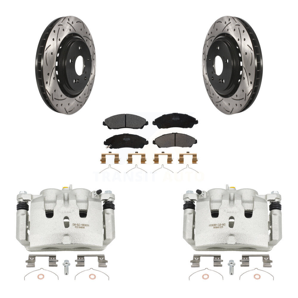Transit Auto KCD-100005P Disc Brake Kit for 2014-2016 Acura MDX - Front product image