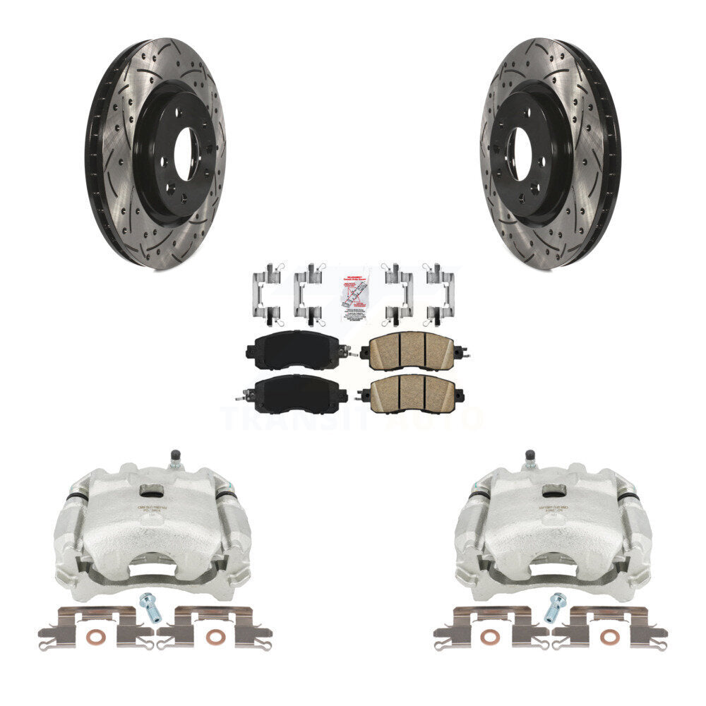 Transit Auto KCD-100006N Disc Brake Kit for 2015-2017 Nissan LEAF - Front product image