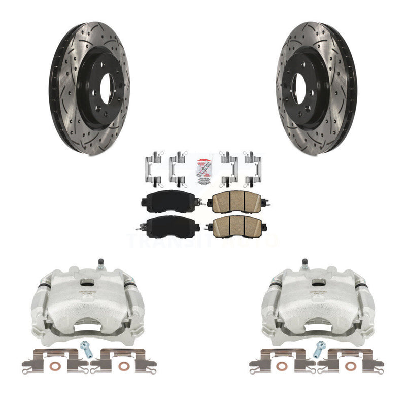 Transit Auto KCD-100006N Disc Brake Kit for 2015-2017 Nissan LEAF - Front product image