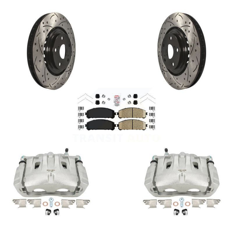 Transit Auto KCD-100007N Disc Brake Kit for 2010-2020 Toyota Highlander, Toyota Sienna, Lexus RX350 - Front product image