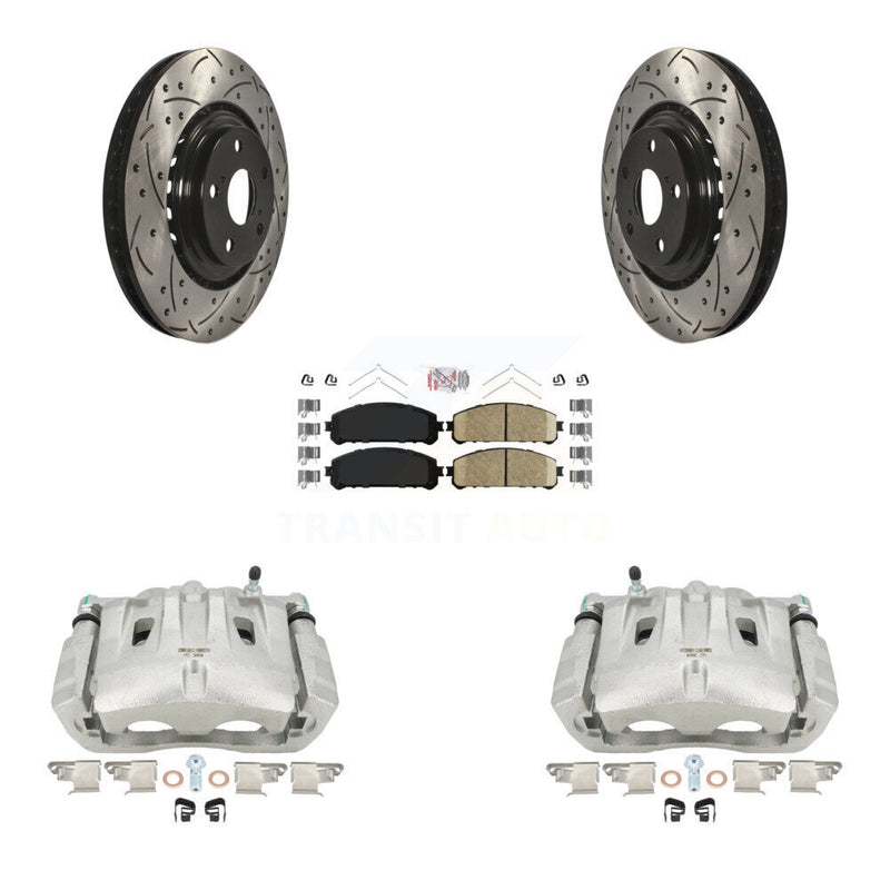 Transit Auto KCD-100008N Disc Brake Kit for 2010-2020 Toyota Highlander, Toyota Sienna, Lexus RX350 - Front product image