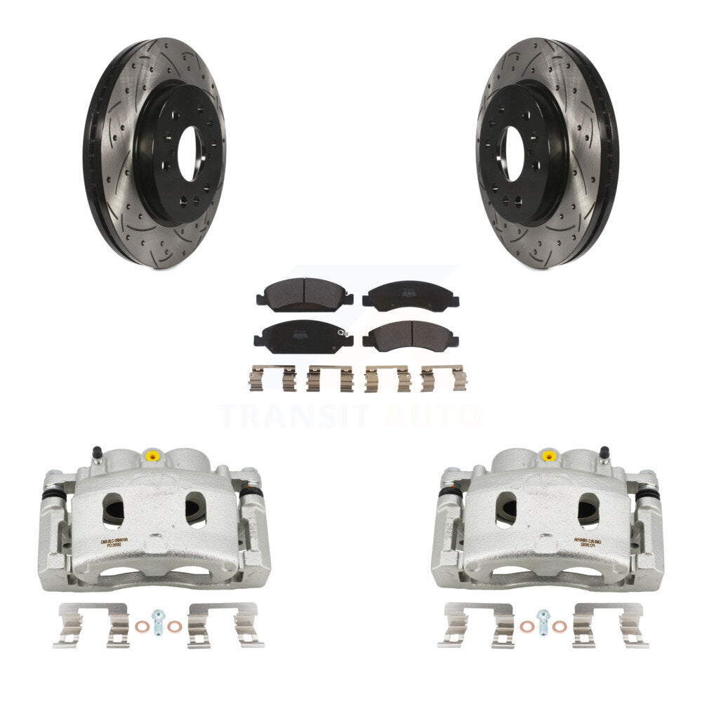 Transit Auto KCD-100008P Disc Brake Kit for 2008-2020 Chevrolet Suburban, Cadillac Escalade, Cadillac Escalade ESV & more - Front product image