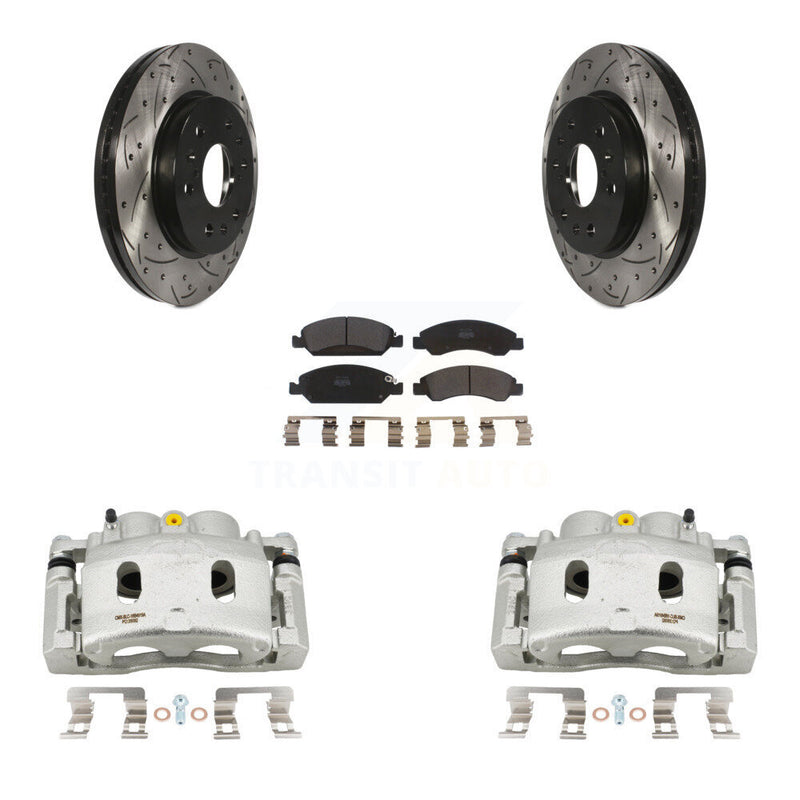 Transit Auto KCD-100008P Disc Brake Kit for 2008-2020 Chevrolet Suburban, Cadillac Escalade, Cadillac Escalade ESV & more - Front product image