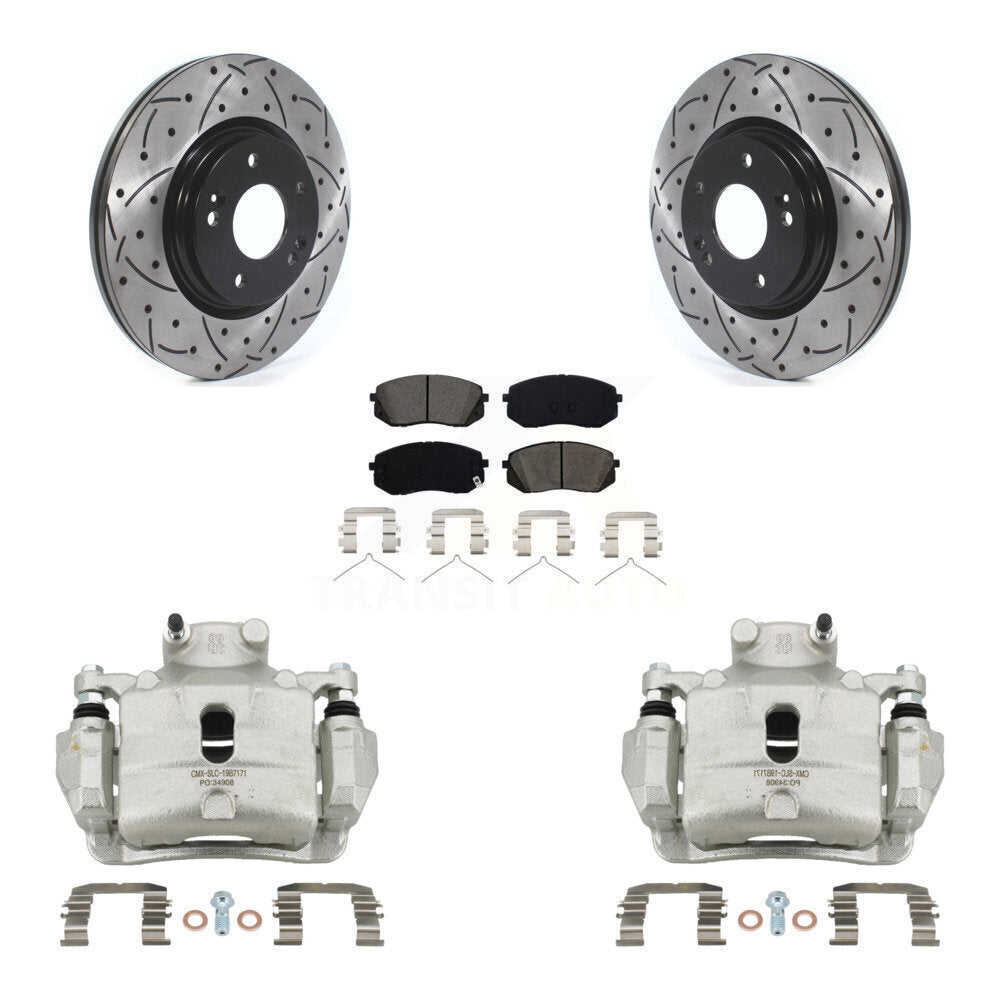 Transit Auto KCD-100008S Disc Brake Kit for 2015 Hyundai Sonata - Front product image