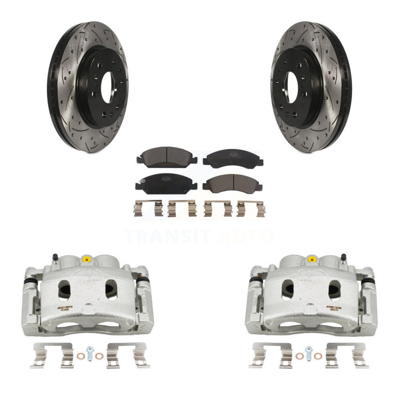 Transit Auto KCD-100008T Disc Brake Kit for 2008-2020 Chevrolet Suburban, Cadillac Escalade, Cadillac Escalade ESV & more - Front product image