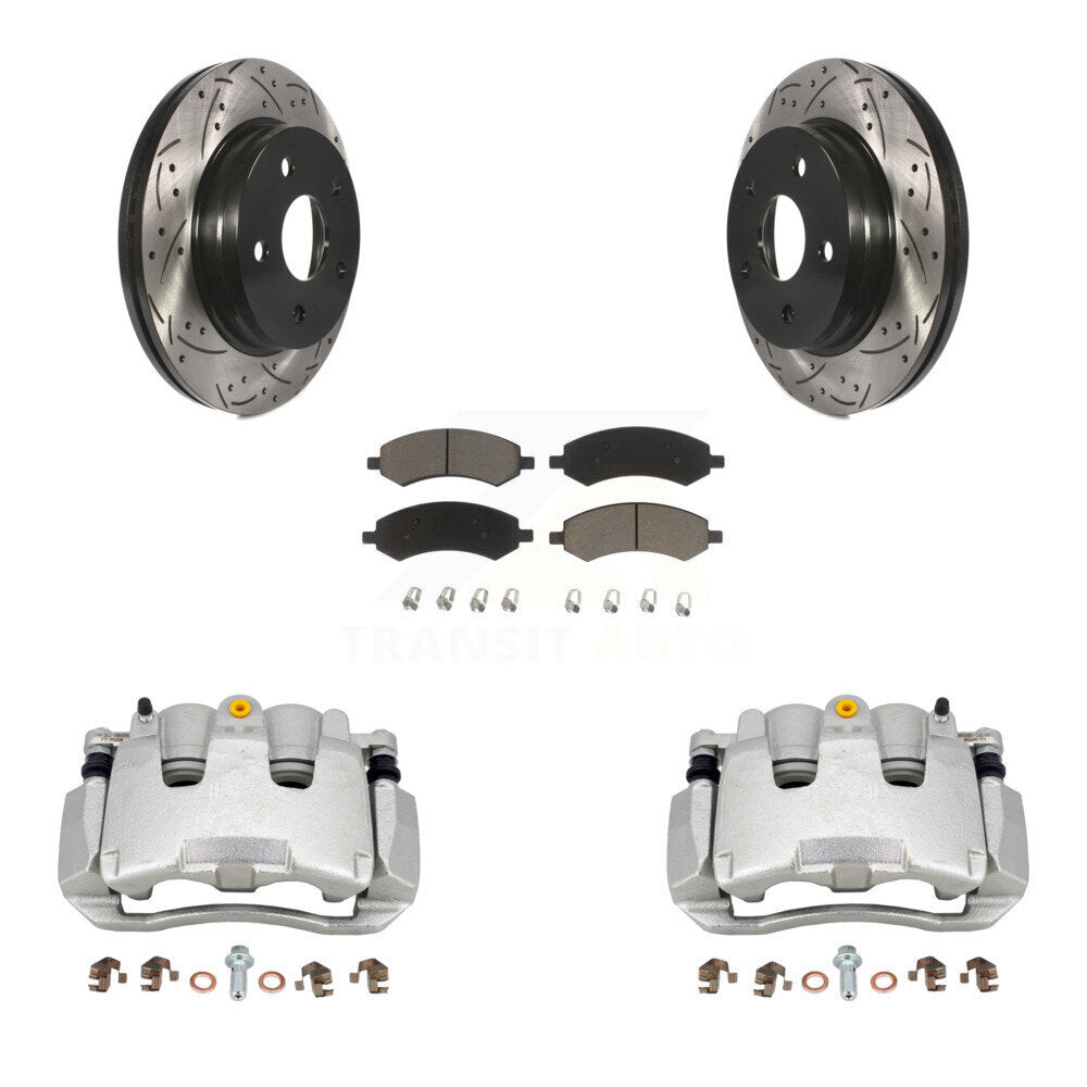 Transit Auto KCD-100009C Disc Brake Kit for 2009-2022 Ram 1500 Classic, Ram 1500, Dodge Ram 1500 - Front product image