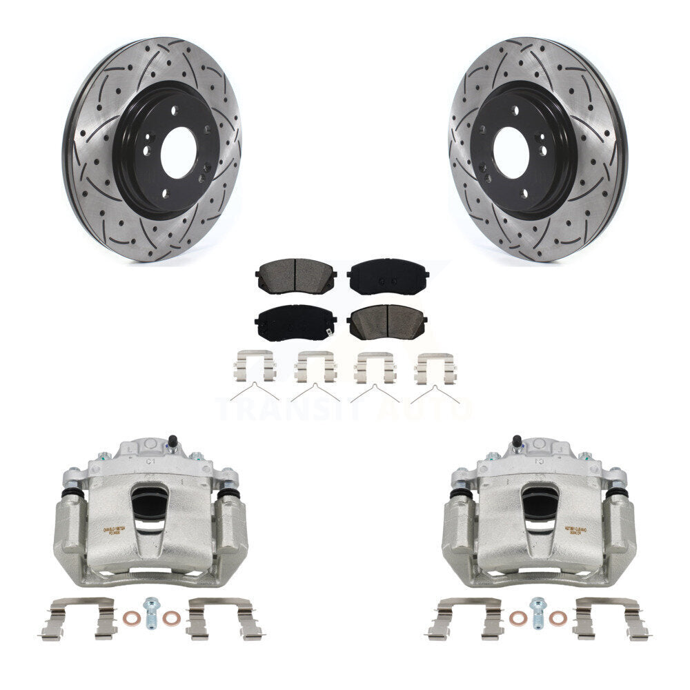 Transit Auto KCD-100009S Disc Brake Kit for 2015-2022 Kia Optima, Hyundai Kona Electric, Kia Niro EV & more - Front product image