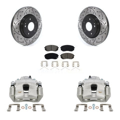 Transit Auto KCD-100009S Disc Brake Kit for 2015-2022 Kia Optima, Hyundai Kona Electric, Kia Niro EV & more - Front product image