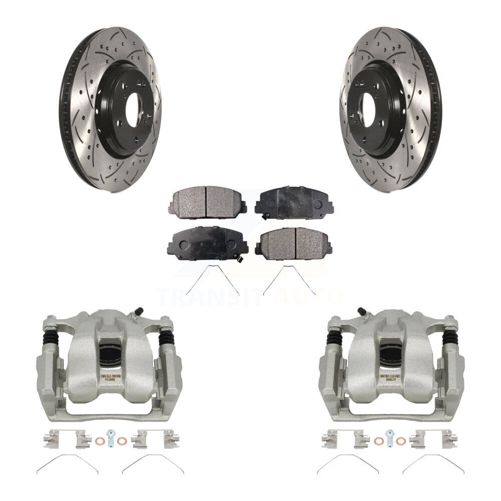 Transit Auto KCD-100012P Disc Brake Kit for 2016-2022 Acura ILX, Honda Accord - Front product image