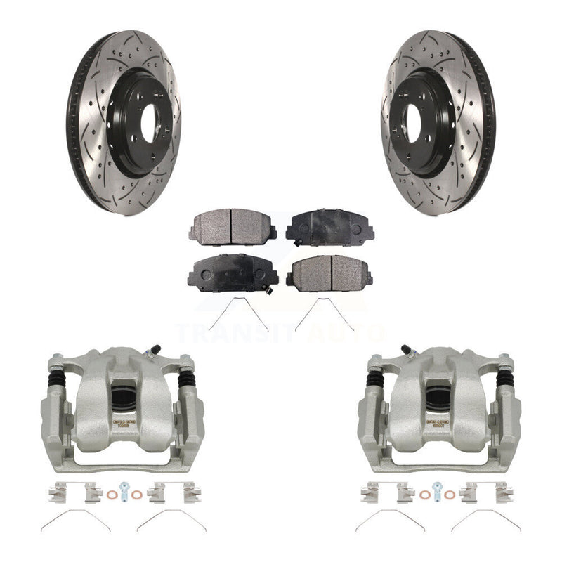 Transit Auto KCD-100012P Disc Brake Kit for 2016-2022 Acura ILX, Honda Accord - Front product image