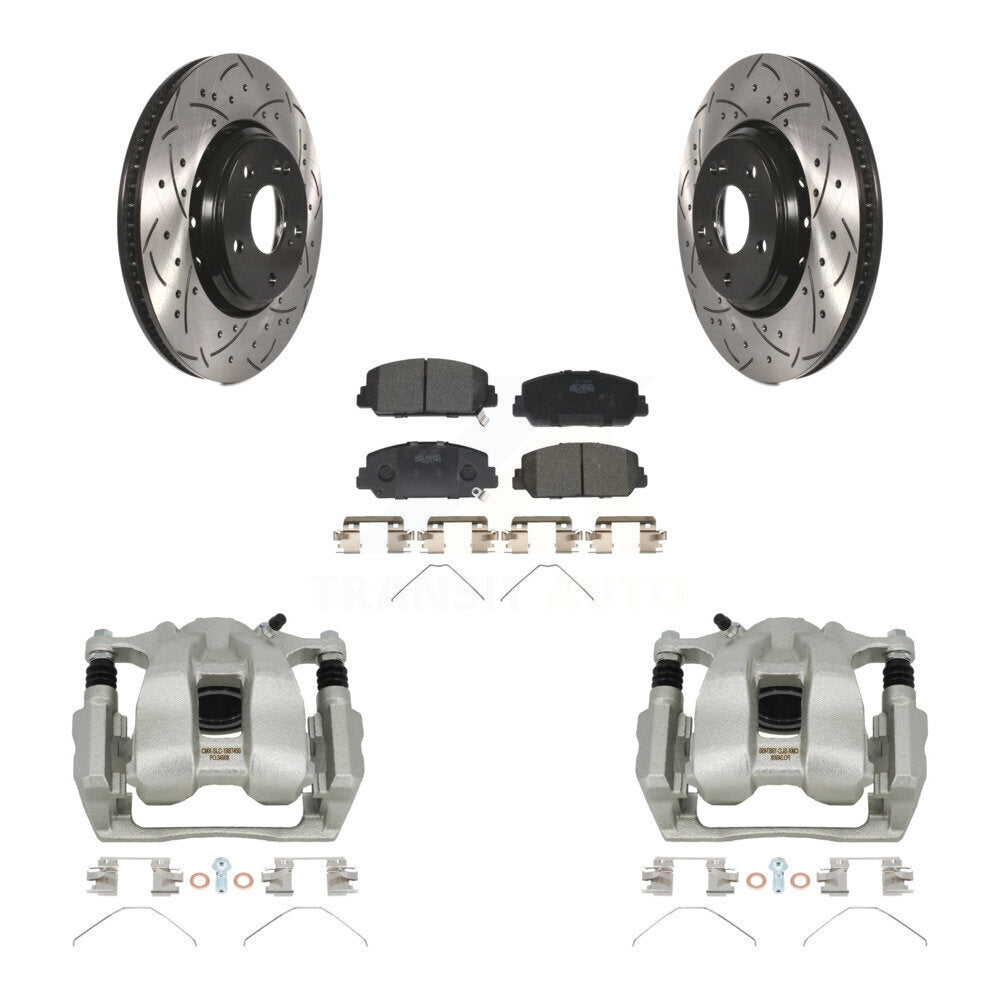 Transit Auto KCD-100012T Disc Brake Kit for 2016-2022 Acura ILX, Honda Accord - Front product image