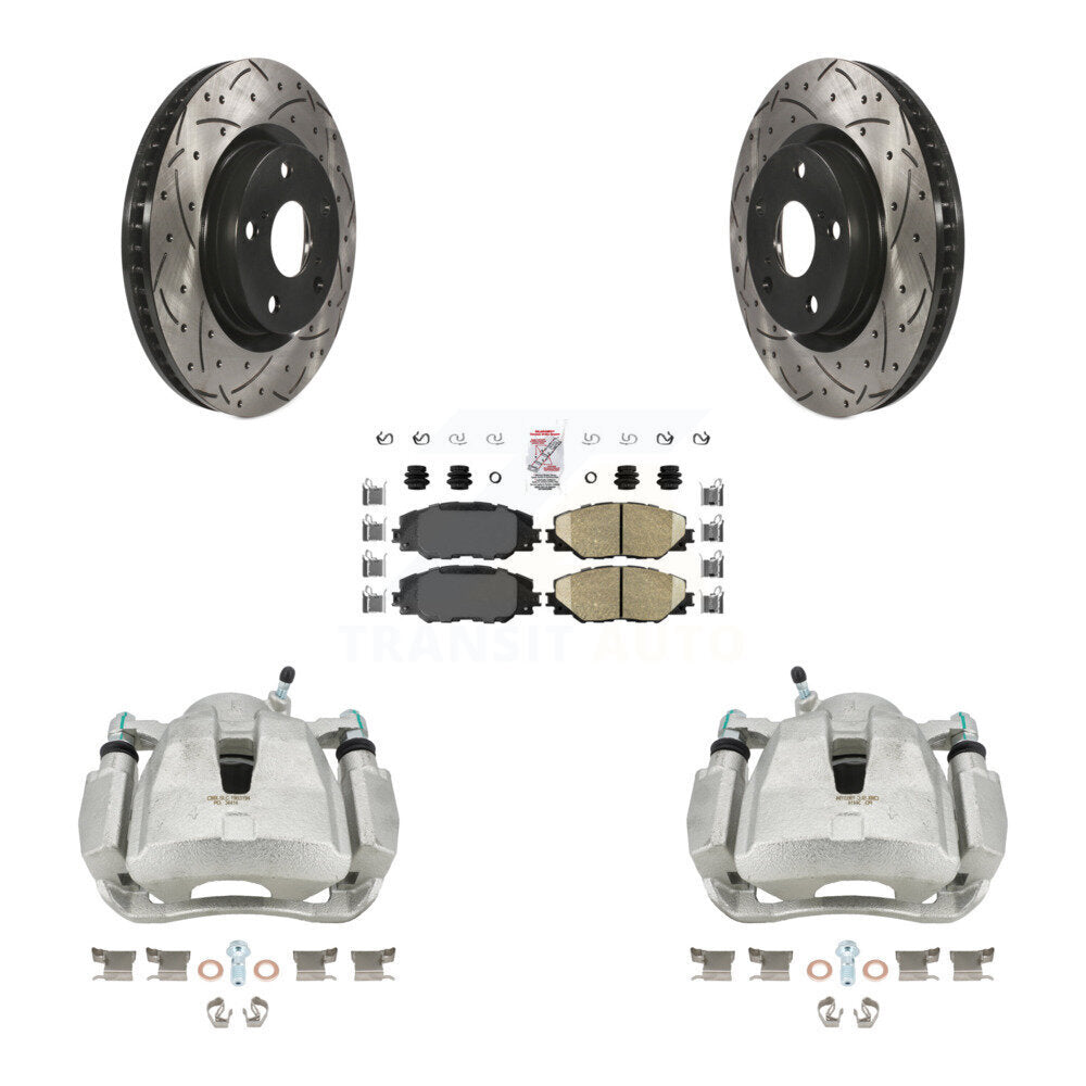 Transit Auto KCD-100013N Disc Brake Kit for 2006-2020 Toyota RAV4, Toyota Corolla iM, Scion iM & more - Front product image