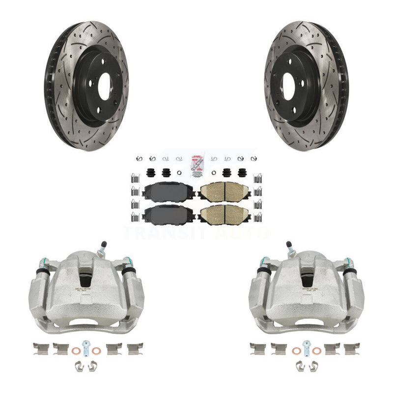Transit Auto KCD-100013N Disc Brake Kit for 2006-2020 Toyota RAV4, Toyota Corolla iM, Scion iM & more - Front product image