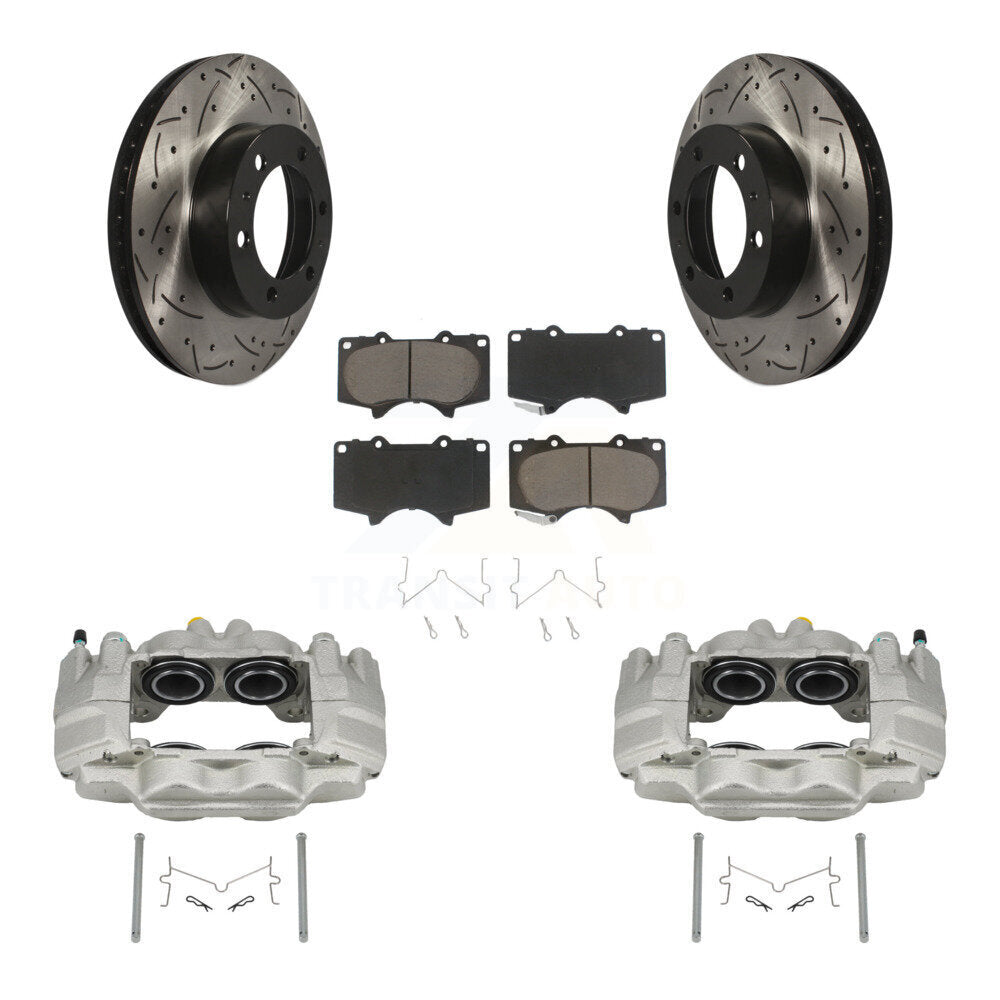 Transit Auto KCD-100014C Disc Brake Kit for 2007-2022 Toyota Tacoma, Toyota FJ Cruiser - Front product image