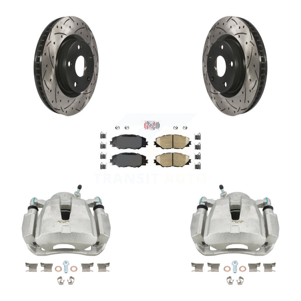 Transit Auto KCD-100014N Disc Brake Kit for 2006-2020 Toyota RAV4, Toyota Corolla iM, Scion iM & more - Front product image