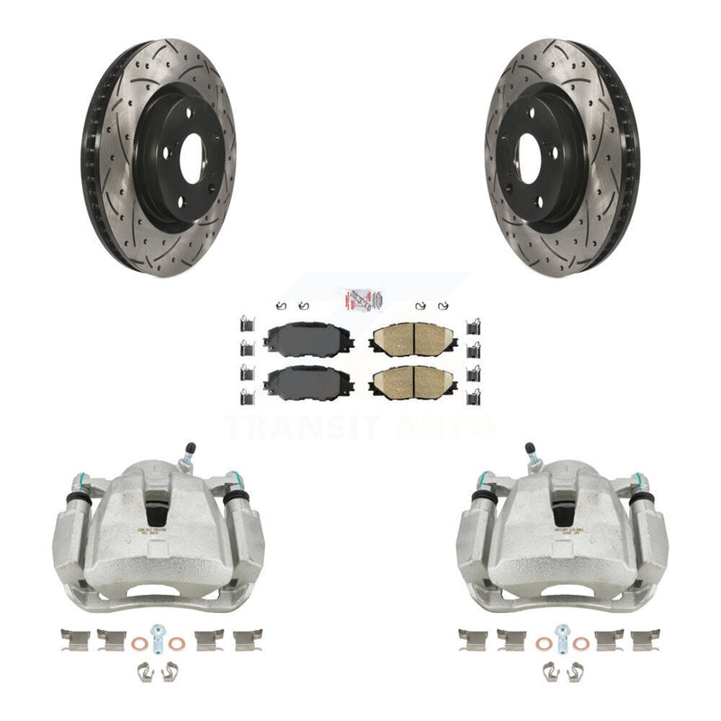 Transit Auto KCD-100014N Disc Brake Kit for 2006-2020 Toyota RAV4, Toyota Corolla iM, Scion iM & more - Front product image