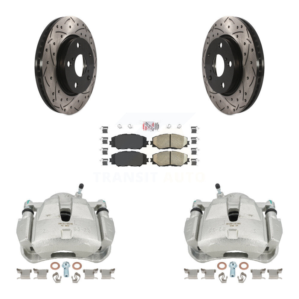 Transit Auto KCD-100016N Disc Brake Kit for 2006-2018 Toyota RAV4 - Front product image