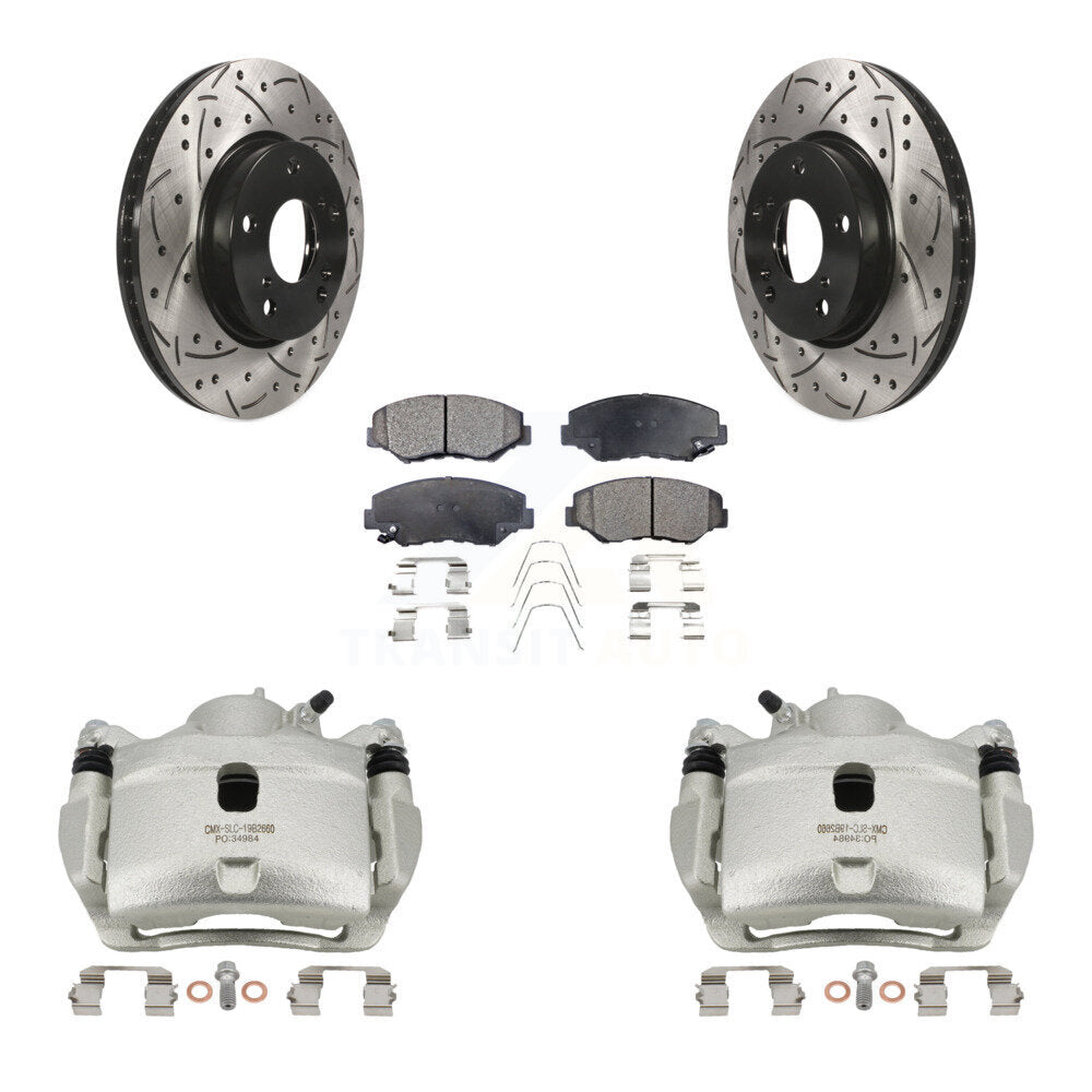 Transit Auto KCD-100016P Disc Brake Kit for 2016-2021 Honda Civic - Front product image
