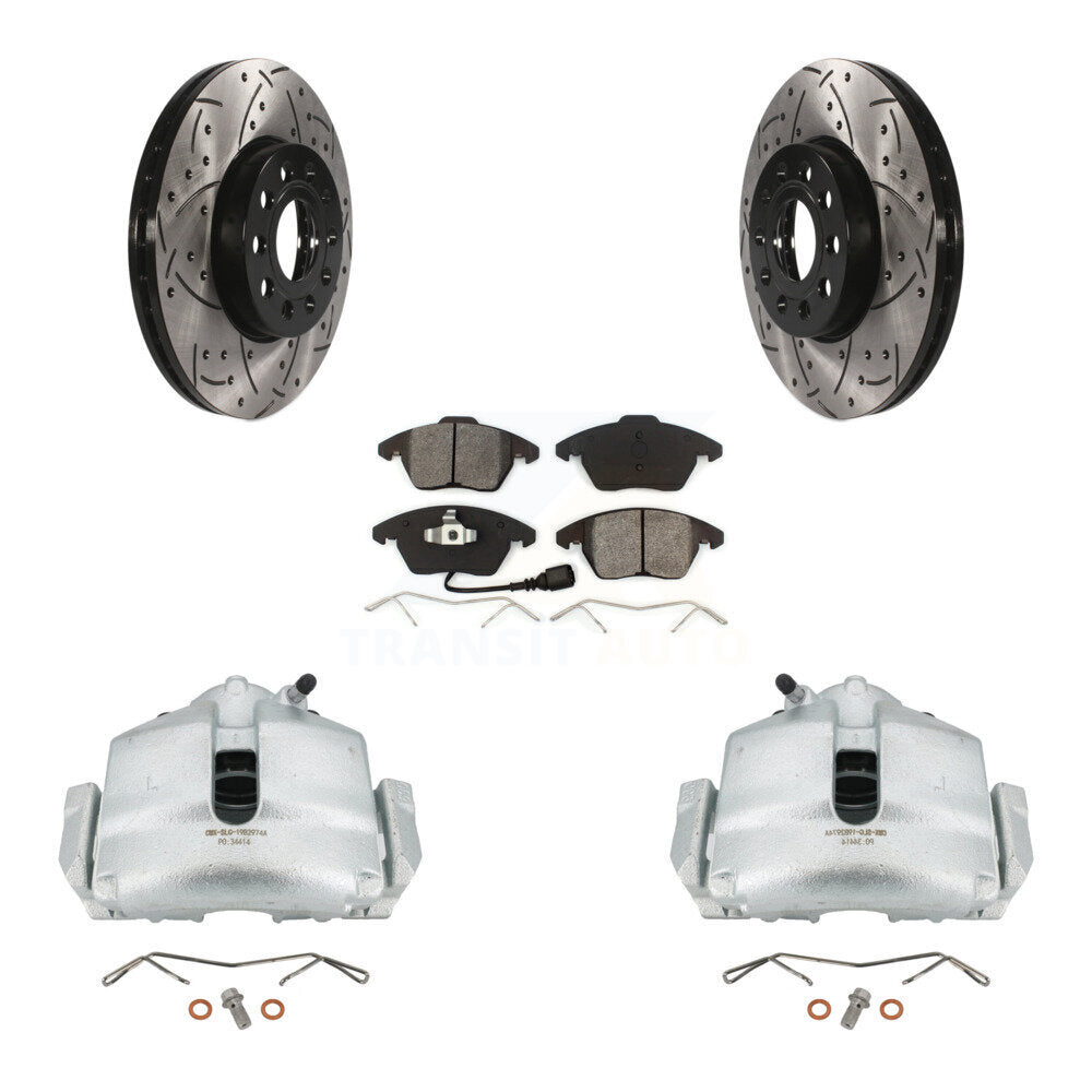 Transit Auto KCD-100016S Disc Brake Kit for 2006-2016 Volkswagen Jetta, Volkswagen Beetle, Volkswagen Golf & more - Front product image