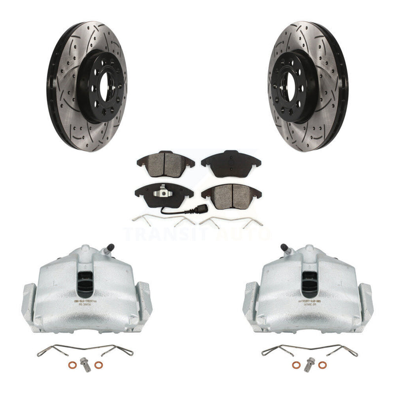 Transit Auto KCD-100016S Disc Brake Kit for 2006-2016 Volkswagen Jetta, Volkswagen Beetle, Volkswagen Golf & more - Front product image