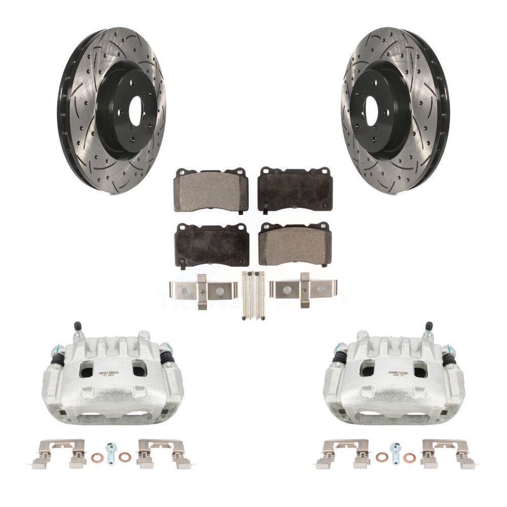 Transit Auto KCD-100017P Disc Brake Kit for 2012-2014 Subaru WRX, Subaru Impreza - Front product image