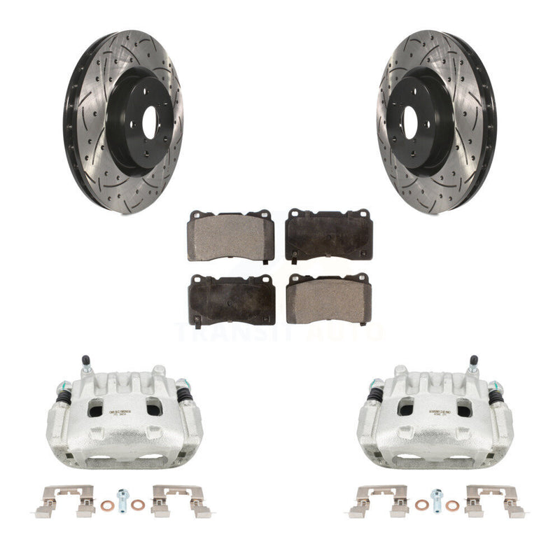 Transit Auto KCD-100017T Disc Brake Kit for 2012-2014 Subaru WRX, Subaru Impreza - Front product image