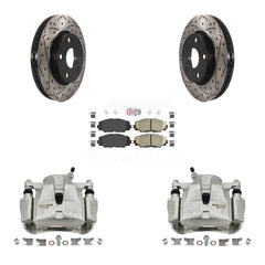Transit Auto KCD-100018N Disc Brake Kit for 2008-2018 Toyota RAV4, Toyota Prius V, Lexus HS250h & more - Front product image
