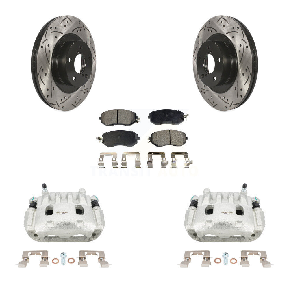 Transit Auto KCD-100018P Disc Brake Kit for 2011-2018 Subaru Crosstrek, Subaru Forester, Subaru Legacy & more - Front product image