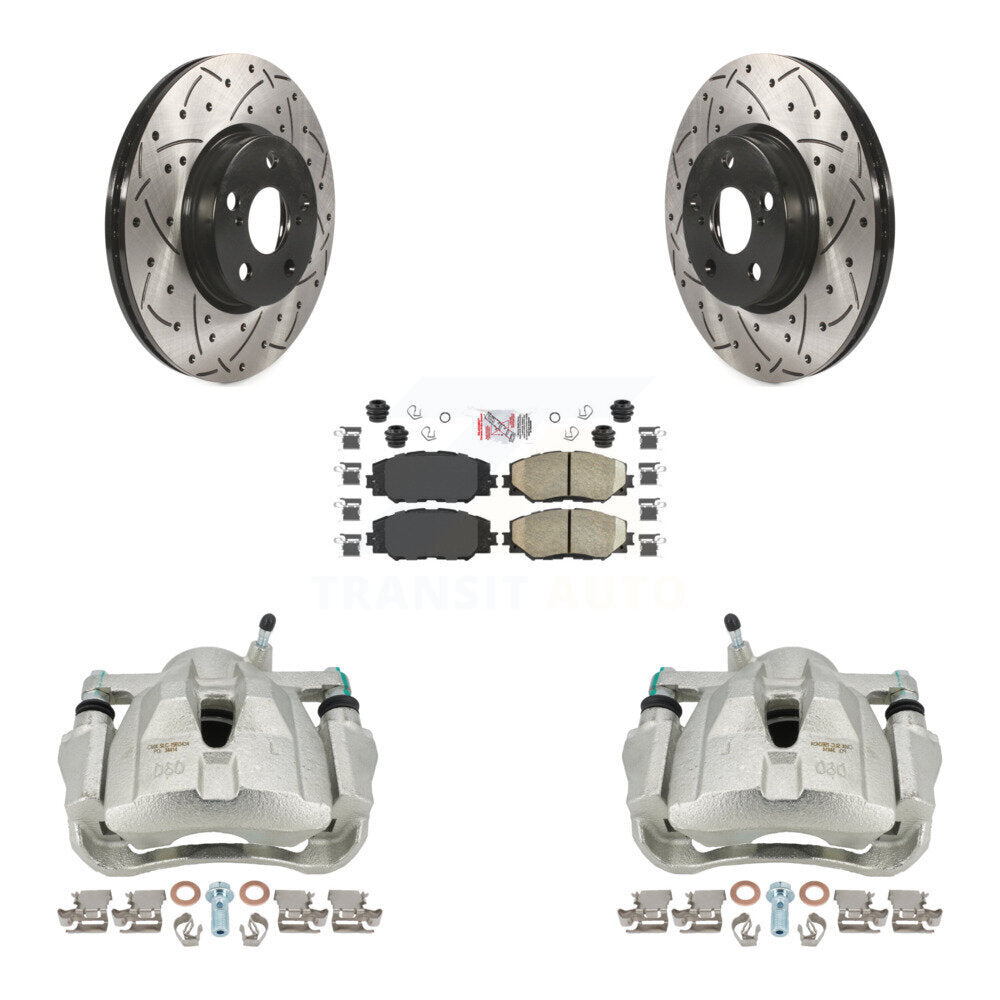 Transit Auto KCD-100019N Disc Brake Kit for 2008-2019 Toyota Corolla, Toyota Matrix, Pontiac Vibe & more - Front product image