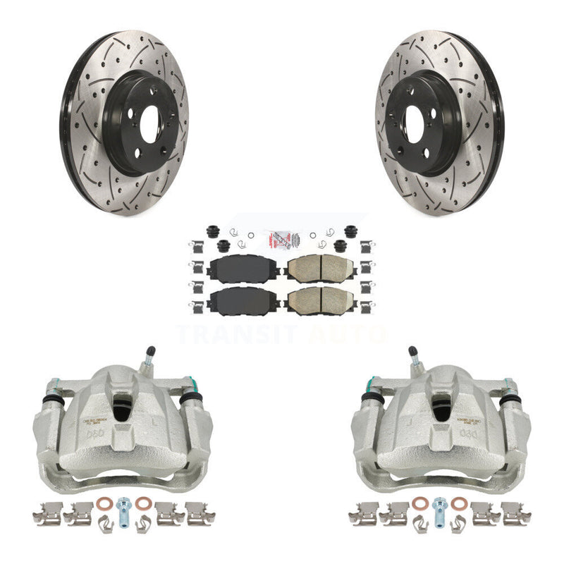 Transit Auto KCD-100019N Disc Brake Kit for 2008-2019 Toyota Corolla, Toyota Matrix, Pontiac Vibe & more - Front product image
