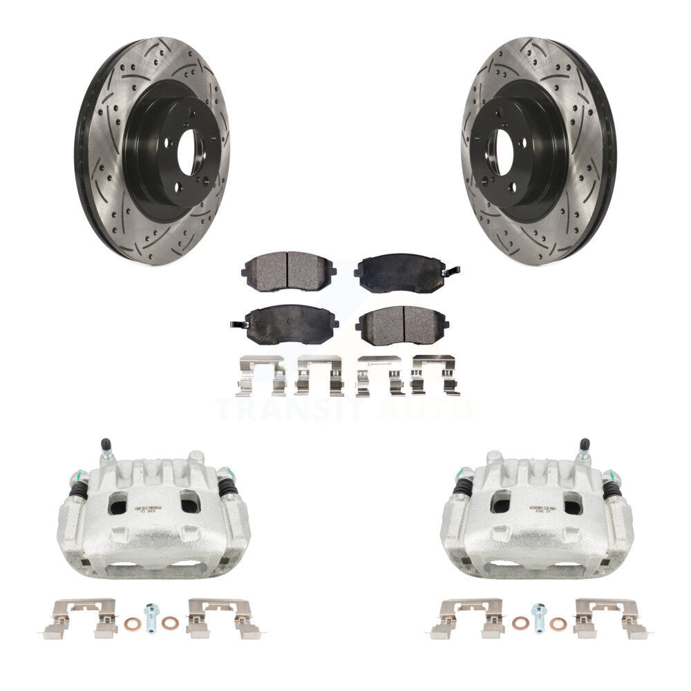 Transit Auto KCD-100019P Disc Brake Kit for 2002-2013 Subaru WRX, Subaru Impreza, Subaru Outback & more - Front product image