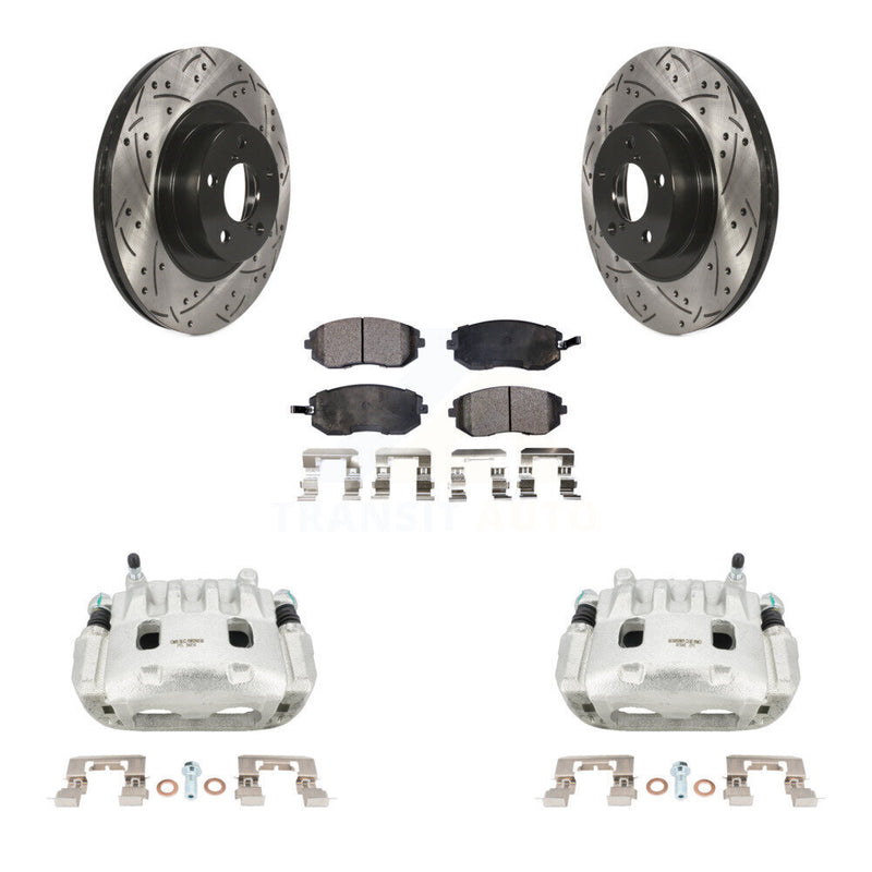 Transit Auto KCD-100019P Disc Brake Kit for 2002-2013 Subaru WRX, Subaru Impreza, Subaru Outback & more - Front product image
