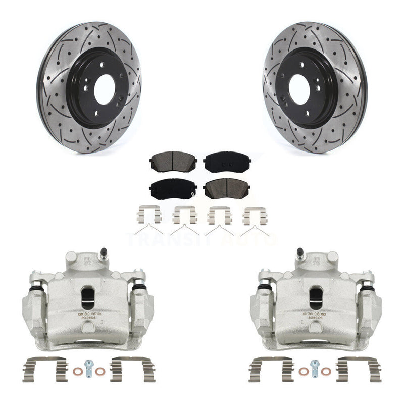 Transit Auto KCD-100019S Disc Brake Kit for 2016-2019 Hyundai Sonata, Kia Optima - Front product image