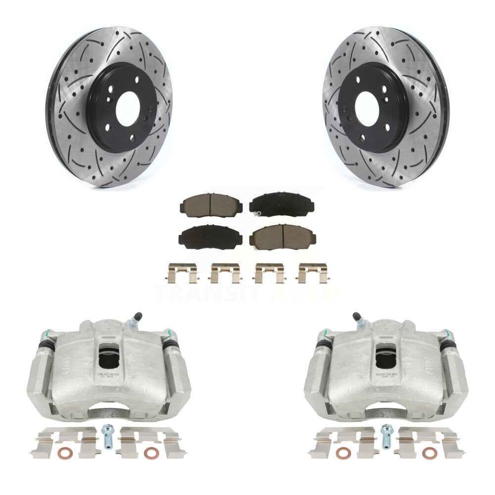 Transit Auto KCD-100020C Disc Brake Kit for 1999-2010 Honda Accord, Acura TL, Acura TSX & more - Front product image