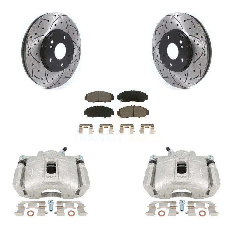 Transit Auto KCD-100020C Disc Brake Kit for 1999-2010 Honda Accord, Acura TL, Acura TSX & more - Front product image