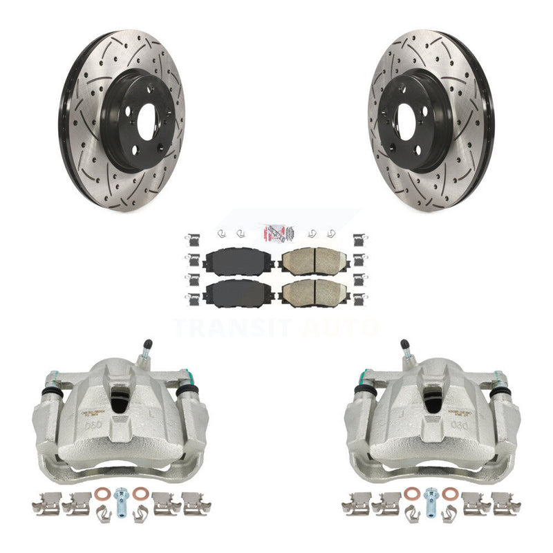 Transit Auto KCD-100020N Disc Brake Kit for 2008-2019 Toyota Corolla, Toyota Matrix, Pontiac Vibe & more - Front product image