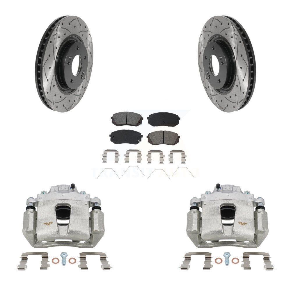 Transit Auto KCD-100021S Disc Brake Kit for 2016-2019 Kia Optima, Hyundai Sonata - Front product image