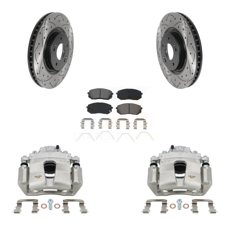 Transit Auto KCD-100021S Disc Brake Kit for 2016-2019 Kia Optima, Hyundai Sonata - Front product image