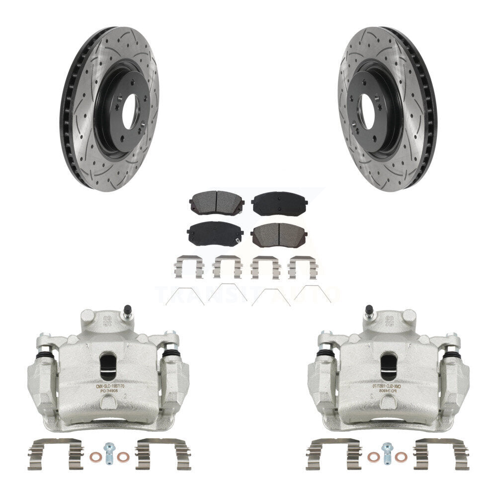 Transit Auto KCD-100022S Disc Brake Kit for 2016-2020 Kia Optima, Hyundai Sonata - Front product image