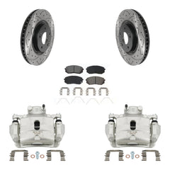 Transit Auto KCD-100022S Disc Brake Kit for 2016-2020 Kia Optima, Hyundai Sonata - Front product image