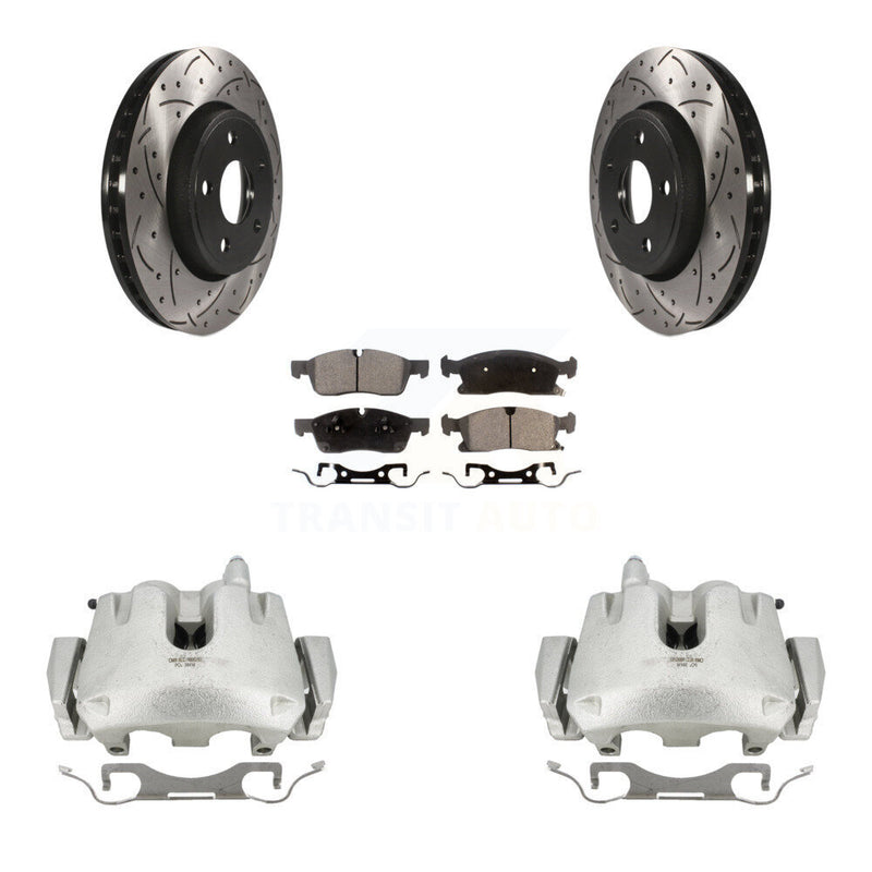 Transit Auto KCD-100022T Disc Brake Kit for 2011-2023 Dodge Durango, Jeep Grand Cherokee - Front product image