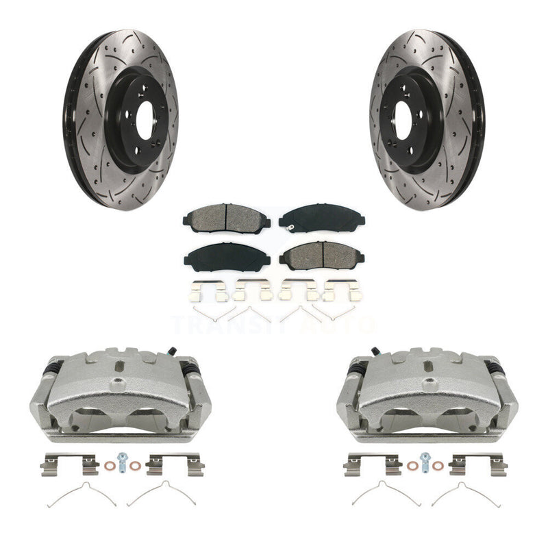 Transit Auto KCD-100025S Disc Brake Kit for 2009-2015 Honda Pilot - Front product image