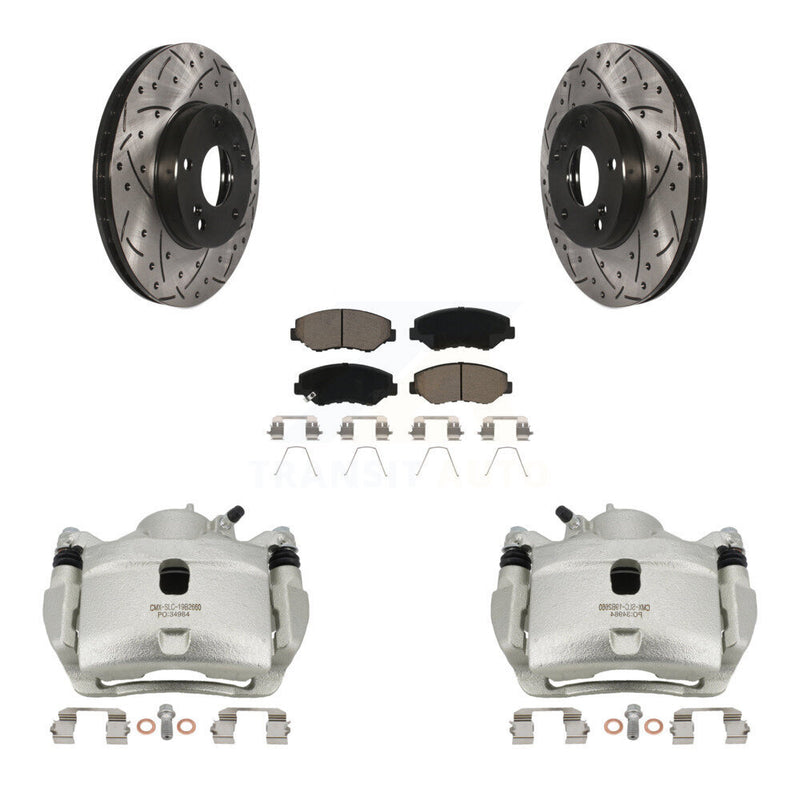 Transit Auto KCD-100027C Disc Brake Kit for 2005-2017 Honda CR-Z, Honda Civic, Acura ILX & more - Front product image